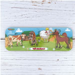 Чей малыш? (Корова, собака, овца, лошадь) (011903) (Картинки-половинки животных)