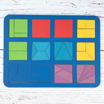 Сложи квадрат (12 квадратов, формат A4) (064401) (Игра "Сложи квадрат")