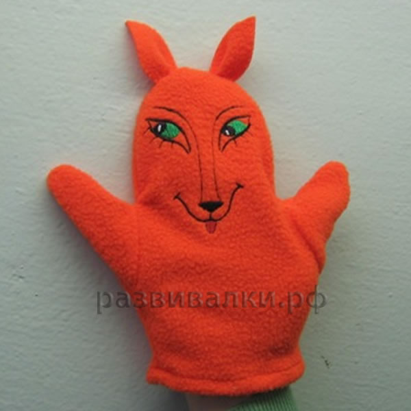 Кукла-перчатка "Лисичка"