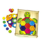 Рыбка и черепаха (067301) (Игра "Цвет и мозаика")