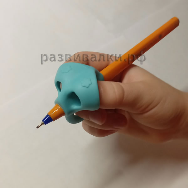 Насадка для ручку для правильного почерка