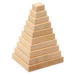 Квадратная пирамидка (Пирамидка "Колечки")
