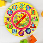 Часы-вкладыши "Цыплёнок" (094203) (Детские часы-календарь)